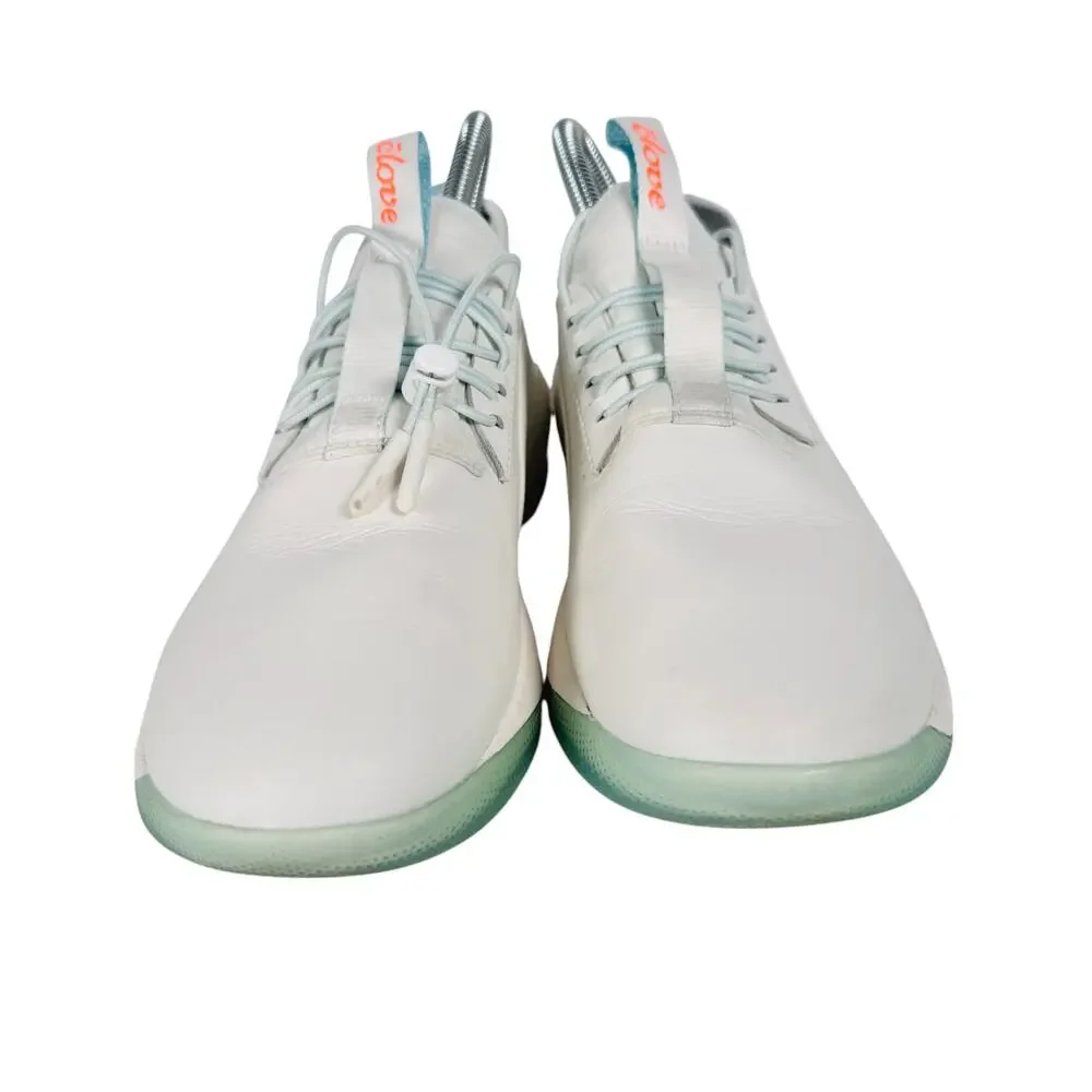 Clove We Support You Nursing Shoes Unisex Size W8.5/M7 White Low‎ Top Lace Up